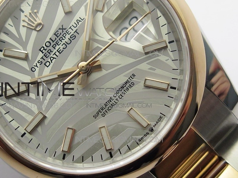 DateJust 36 SS RG 126201 BP 1:1 Best Edition Silver Gray Dial on Oyster Bracelet