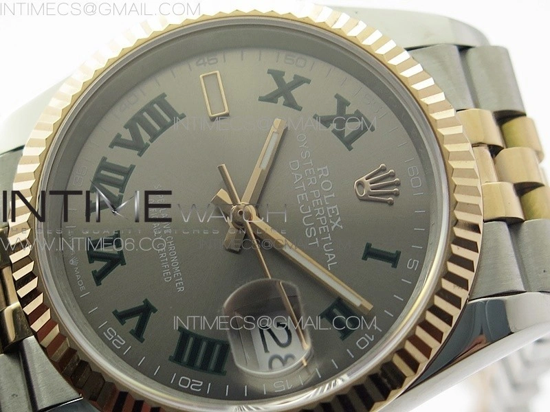 DateJust 36 SS RG 126231 BP 1:1 Best Edition Gray Dial on Jubilee Bracelet