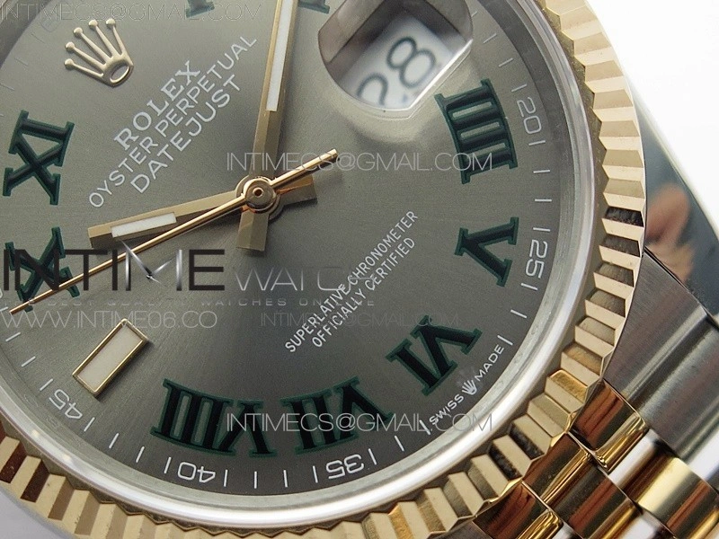 DateJust 36 SS RG 126231 BP 1:1 Best Edition Gray Dial on Jubilee Bracelet