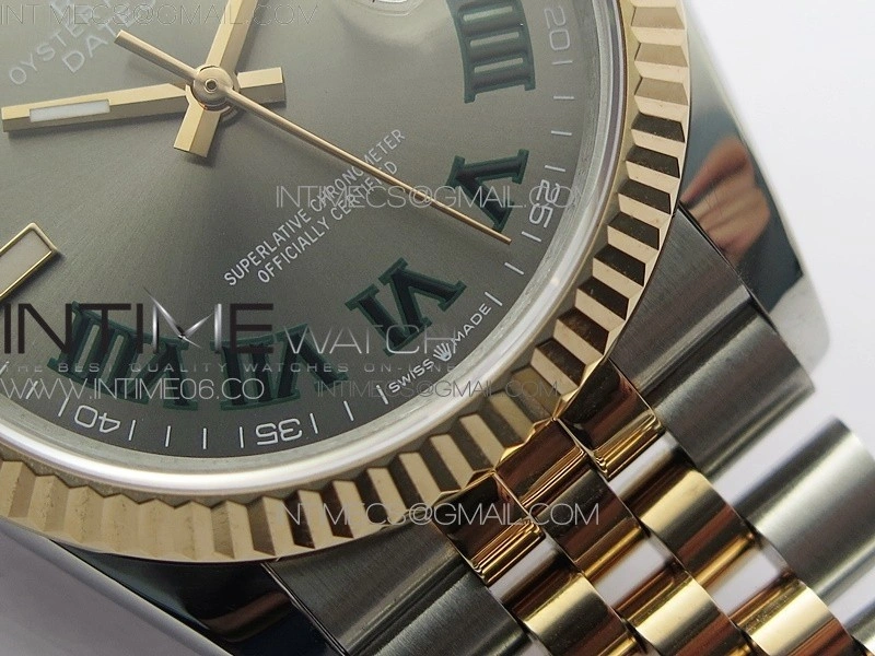 DateJust 36 SS RG 126231 BP 1:1 Best Edition Gray Dial on Jubilee Bracelet