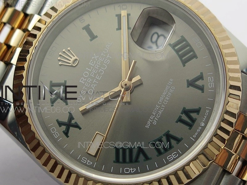 DateJust 36 SS RG 126231 BP 1:1 Best Edition Gray Dial on Jubilee Bracelet