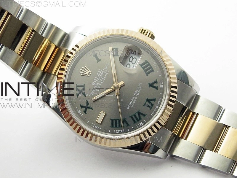 DateJust 36 SS RG 126231 BP 1:1 Best Edition Gray Dial on Oyster Bracelet