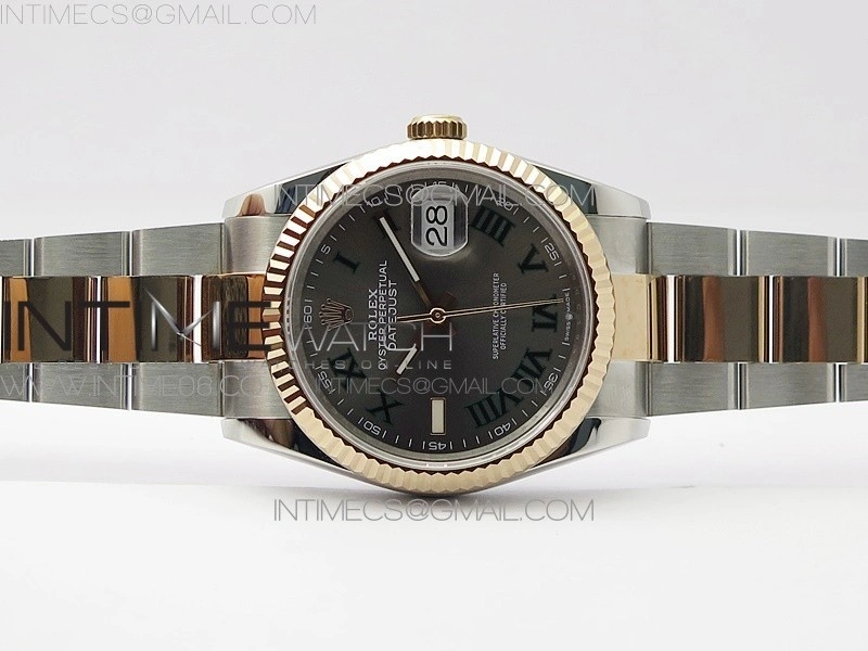 DateJust 36 SS RG 126231 BP 1:1 Best Edition Gray Dial on Oyster Bracelet