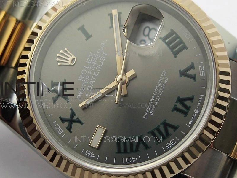DateJust 36 SS RG 126231 BP 1:1 Best Edition Gray Dial on Oyster Bracelet