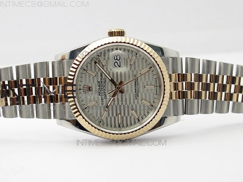 DateJust 36 SS RG 126231 BP 1:1 Best Edition Silevr Dial on Oyster Bracelet