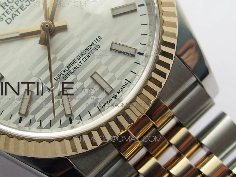 DateJust 36 SS RG 126231 BP 1:1 Best Edition Silevr Dial on Oyster Bracelet