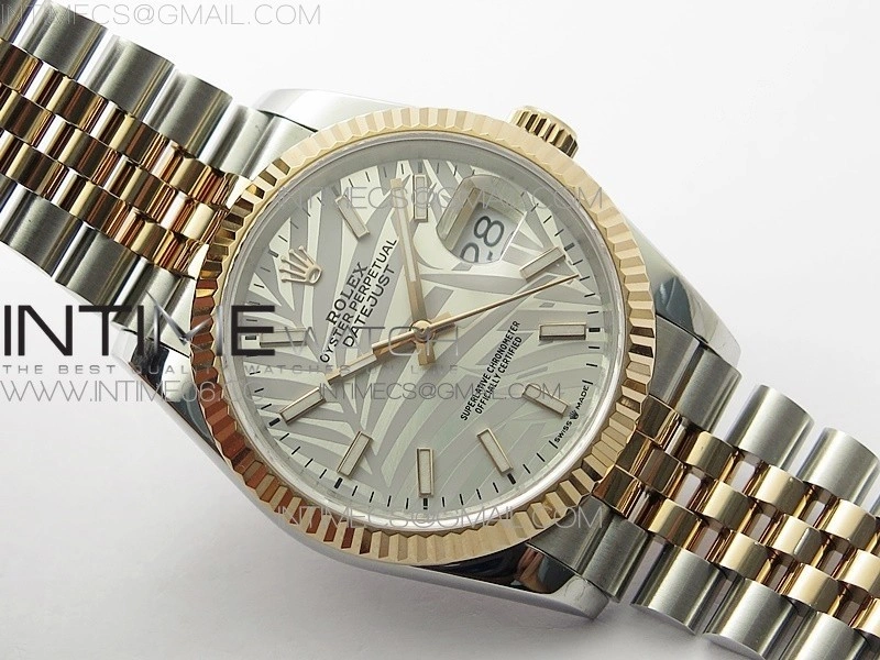 DateJust 36 SS RG 126231 BP 1:1 Best Edition Silevr Gray Dial on Jubilee Bracelet