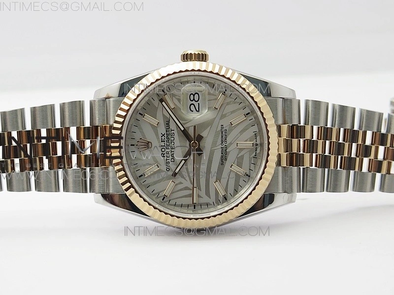 DateJust 36 SS RG 126231 BP 1:1 Best Edition Silevr Gray Dial on Jubilee Bracelet