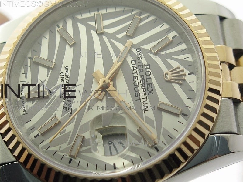 DateJust 36 SS RG 126231 BP 1:1 Best Edition Silevr Gray Dial on Jubilee Bracelet