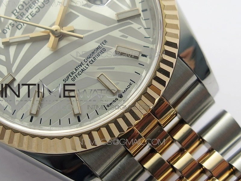 DateJust 36 SS RG 126231 BP 1:1 Best Edition Silevr Gray Dial on Jubilee Bracelet