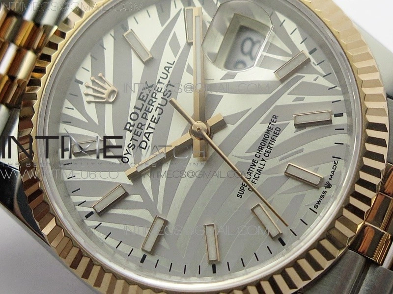 DateJust 36 SS RG 126231 BP 1:1 Best Edition Silevr Gray Dial on Jubilee Bracelet