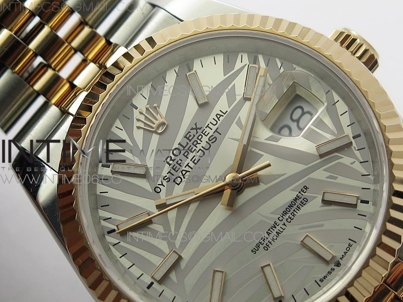 DateJust 36 SS RG 126231 BP 1:1 Best Edition Silevr Gray Dial on Jubilee Bracelet