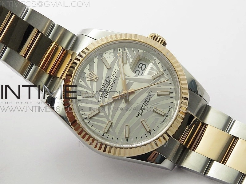 DateJust 36 SS RG 126231 BP 1:1 Best Edition Silevr Gray Dial on Oyster Bracelet