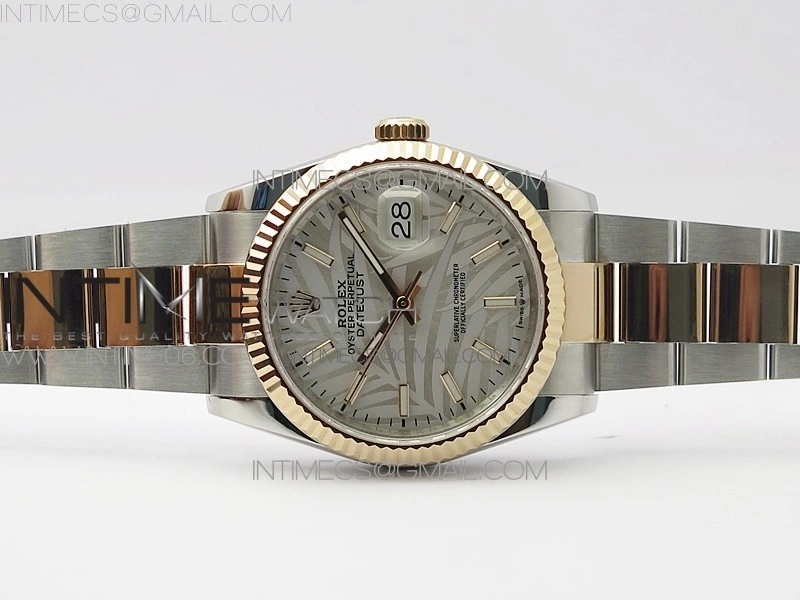 DateJust 36 SS RG 126231 BP 1:1 Best Edition Silevr Gray Dial on Oyster Bracelet