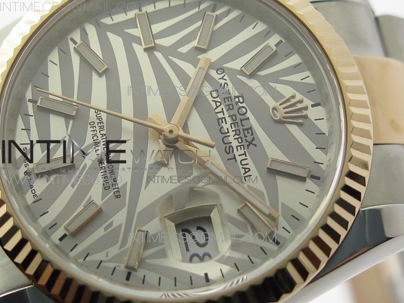 DateJust 36 SS RG 126231 BP 1:1 Best Edition Silevr Gray Dial on Oyster Bracelet