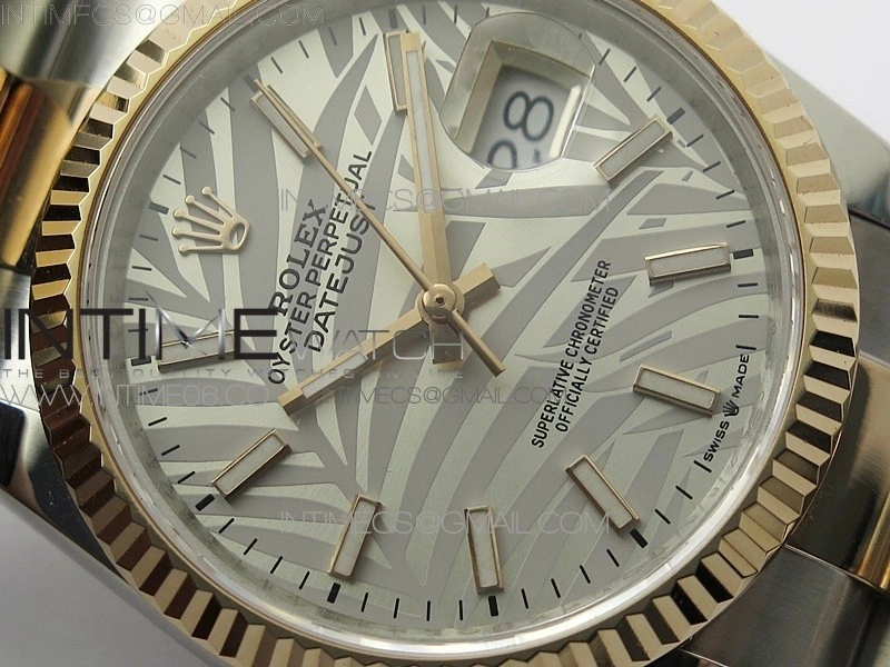 DateJust 36 SS RG 126231 BP 1:1 Best Edition Silevr Gray Dial on Oyster Bracelet