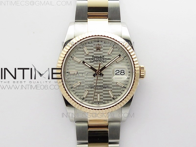 DateJust 36 SS RG 126231 BP 1:1 Best Edition Silver Dial on Oyster Bracelet
