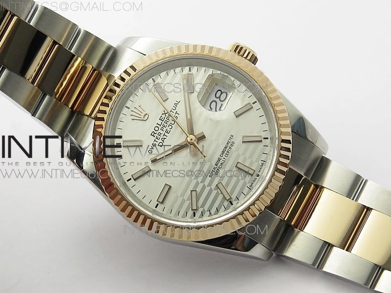 DateJust 36 SS RG 126231 BP 1:1 Best Edition Silver Dial on Oyster Bracelet