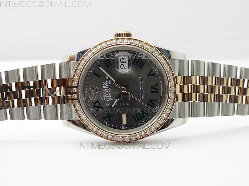 DateJust 36 SS RG 126281 BP 1:1 Best Edition Gray Dial on Jubilee Bracelet