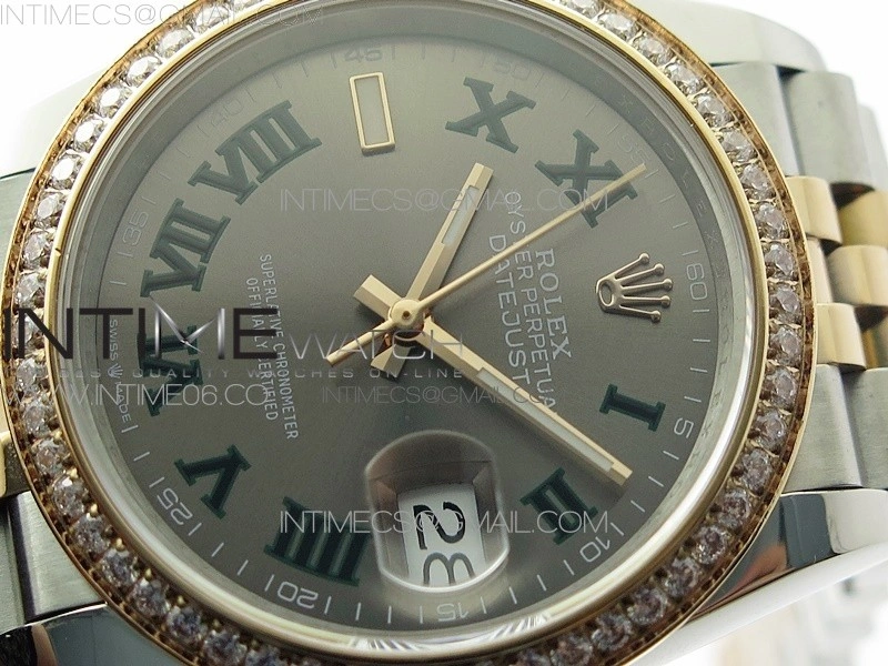 DateJust 36 SS RG 126281 BP 1:1 Best Edition Gray Dial on Jubilee Bracelet