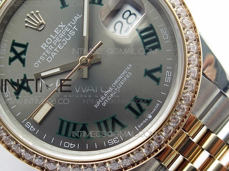DateJust 36 SS RG 126281 BP 1:1 Best Edition Gray Dial on Jubilee Bracelet
