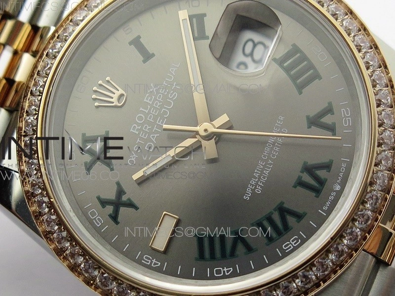 DateJust 36 SS RG 126281 BP 1:1 Best Edition Gray Dial on Jubilee Bracelet