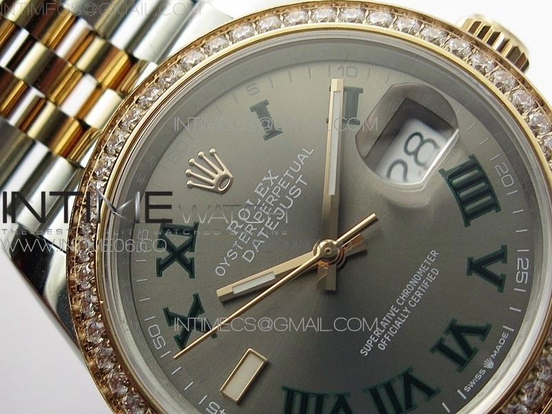 DateJust 36 SS RG 126281 BP 1:1 Best Edition Gray Dial on Jubilee Bracelet