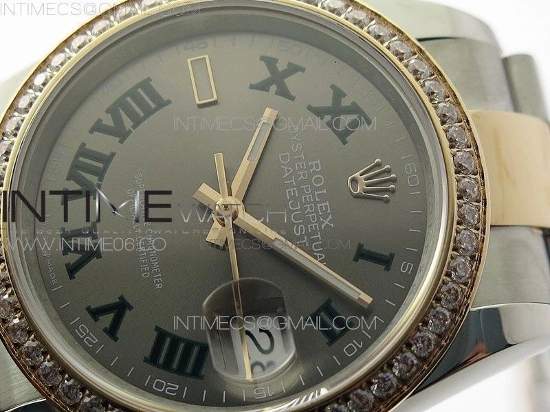 DateJust 36 SS RG 126281 BP 1:1 Best Edition Gray Dial on Oyster Bracelet