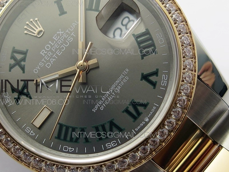 DateJust 36 SS RG 126281 BP 1:1 Best Edition Gray Dial on Oyster Bracelet