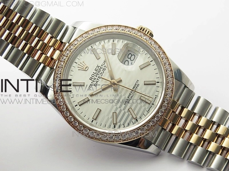 DateJust 36 SS RG 126281 BP 1:1 Best Edition Silver Dial on Jubilee Bracelet
