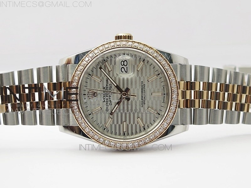 DateJust 36 SS RG 126281 BP 1:1 Best Edition Silver Dial on Jubilee Bracelet