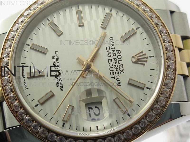 DateJust 36 SS RG 126281 BP 1:1 Best Edition Silver Dial on Jubilee Bracelet