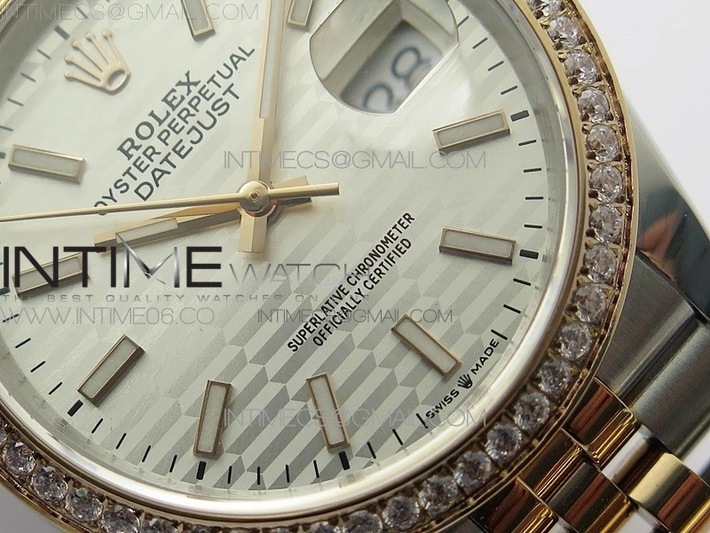 DateJust 36 SS RG 126281 BP 1:1 Best Edition Silver Dial on Jubilee Bracelet