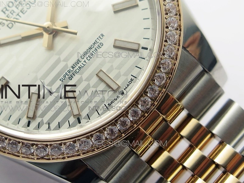 DateJust 36 SS RG 126281 BP 1:1 Best Edition Silver Dial on Jubilee Bracelet