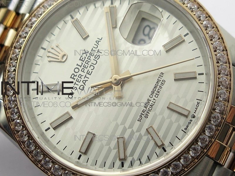 DateJust 36 SS RG 126281 BP 1:1 Best Edition Silver Dial on Jubilee Bracelet