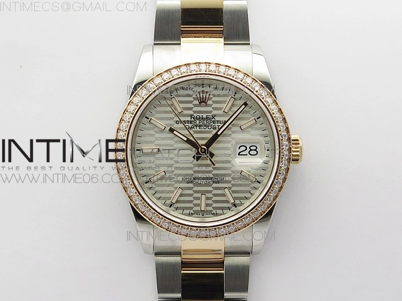 DateJust 36 SS RG 126281 BP 1:1 Best Edition Silver Dial on Oyster Bracelet