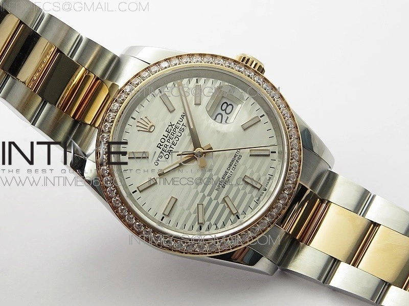 DateJust 36 SS RG 126281 BP 1:1 Best Edition Silver Dial on Oyster Bracelet