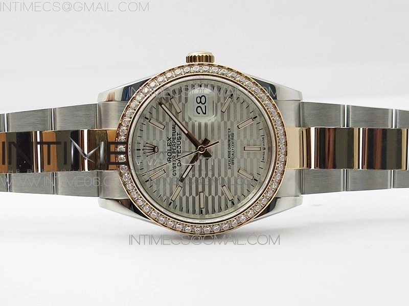 DateJust 36 SS RG 126281 BP 1:1 Best Edition Silver Dial on Oyster Bracelet