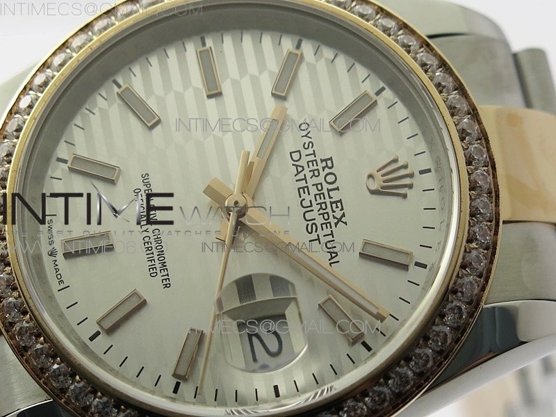 DateJust 36 SS RG 126281 BP 1:1 Best Edition Silver Dial on Oyster Bracelet