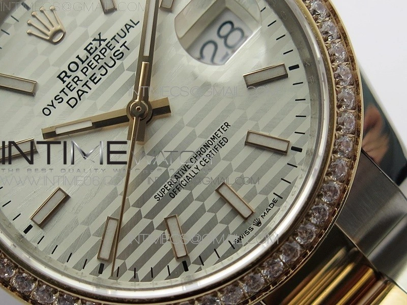 DateJust 36 SS RG 126281 BP 1:1 Best Edition Silver Dial on Oyster Bracelet
