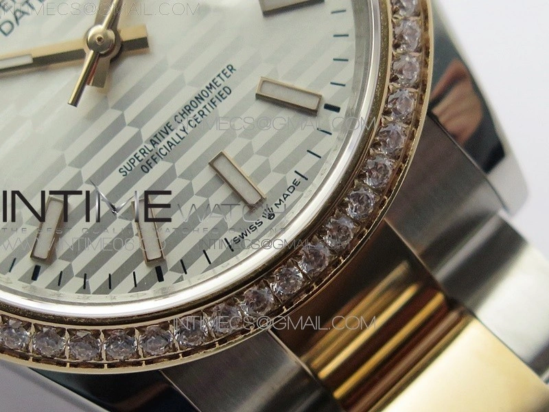 DateJust 36 SS RG 126281 BP 1:1 Best Edition Silver Dial on Oyster Bracelet