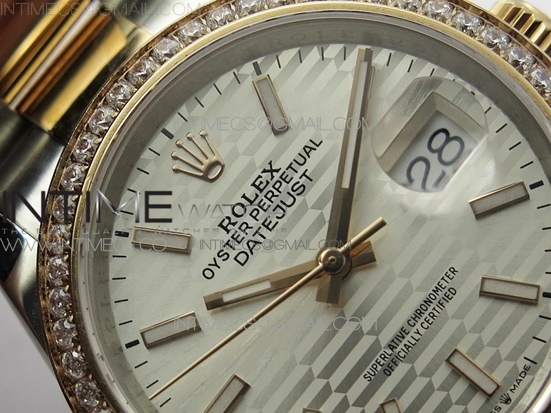 DateJust 36 SS RG 126281 BP 1:1 Best Edition Silver Dial on Oyster Bracelet