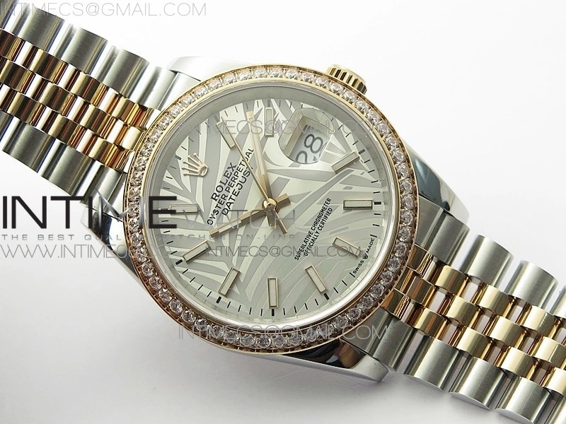 DateJust 36 SS RG 126281 BP 1:1 Best Edition Silver Gray Dial on Jubilee Bracelet
