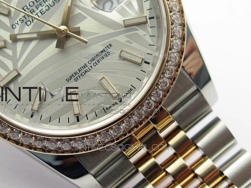 DateJust 36 SS RG 126281 BP 1:1 Best Edition Silver Gray Dial on Jubilee Bracelet