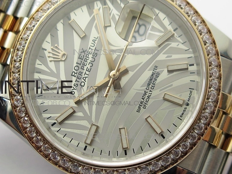 DateJust 36 SS RG 126281 BP 1:1 Best Edition Silver Gray Dial on Jubilee Bracelet
