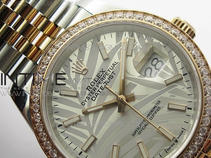 DateJust 36 SS RG 126281 BP 1:1 Best Edition Silver Gray Dial on Jubilee Bracelet