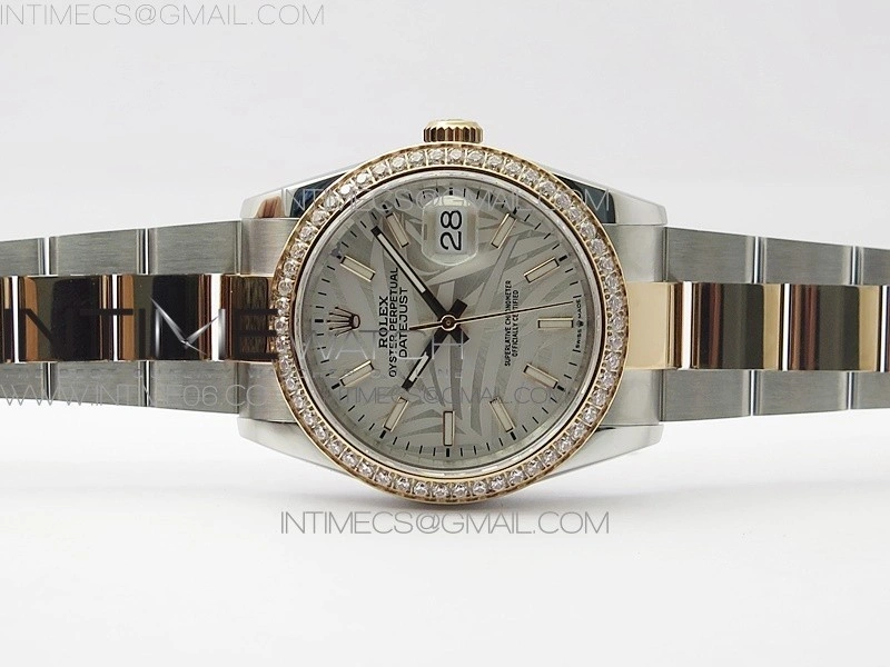 DateJust 36 SS RG 126281 BP 1:1 Best Edition Silver Gray Dial on Oyster Bracelet