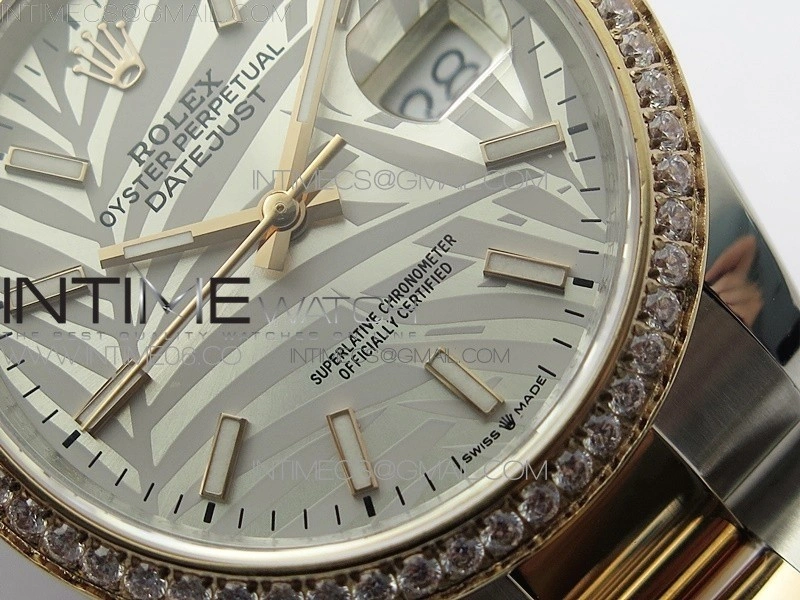 DateJust 36 SS RG 126281 BP 1:1 Best Edition Silver Gray Dial on Oyster Bracelet