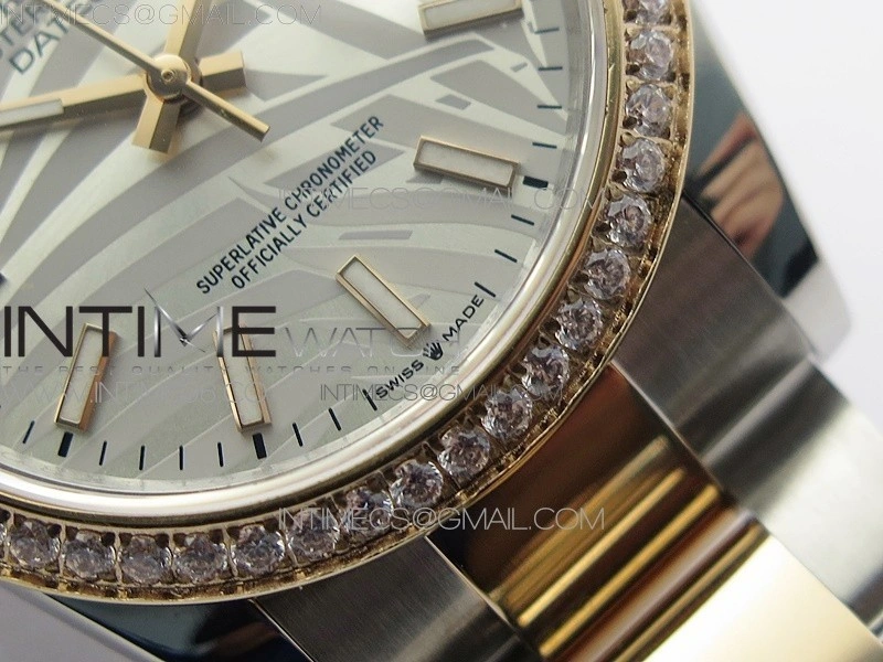 DateJust 36 SS RG 126281 BP 1:1 Best Edition Silver Gray Dial on Oyster Bracelet