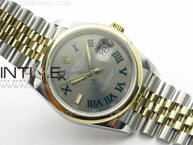 DateJust 36 SS YG 126203 JDF 1:1 Best Edition Gray Dial on Jubilee Bracelet